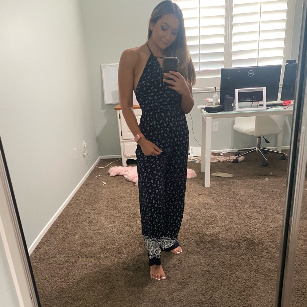 Backless jumpsuit